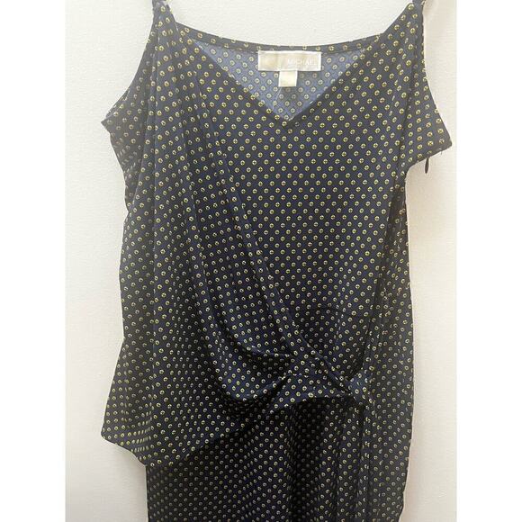 Michael  Kors Navy and Gold Jumpsuit Size Med - Picture 3 of 5